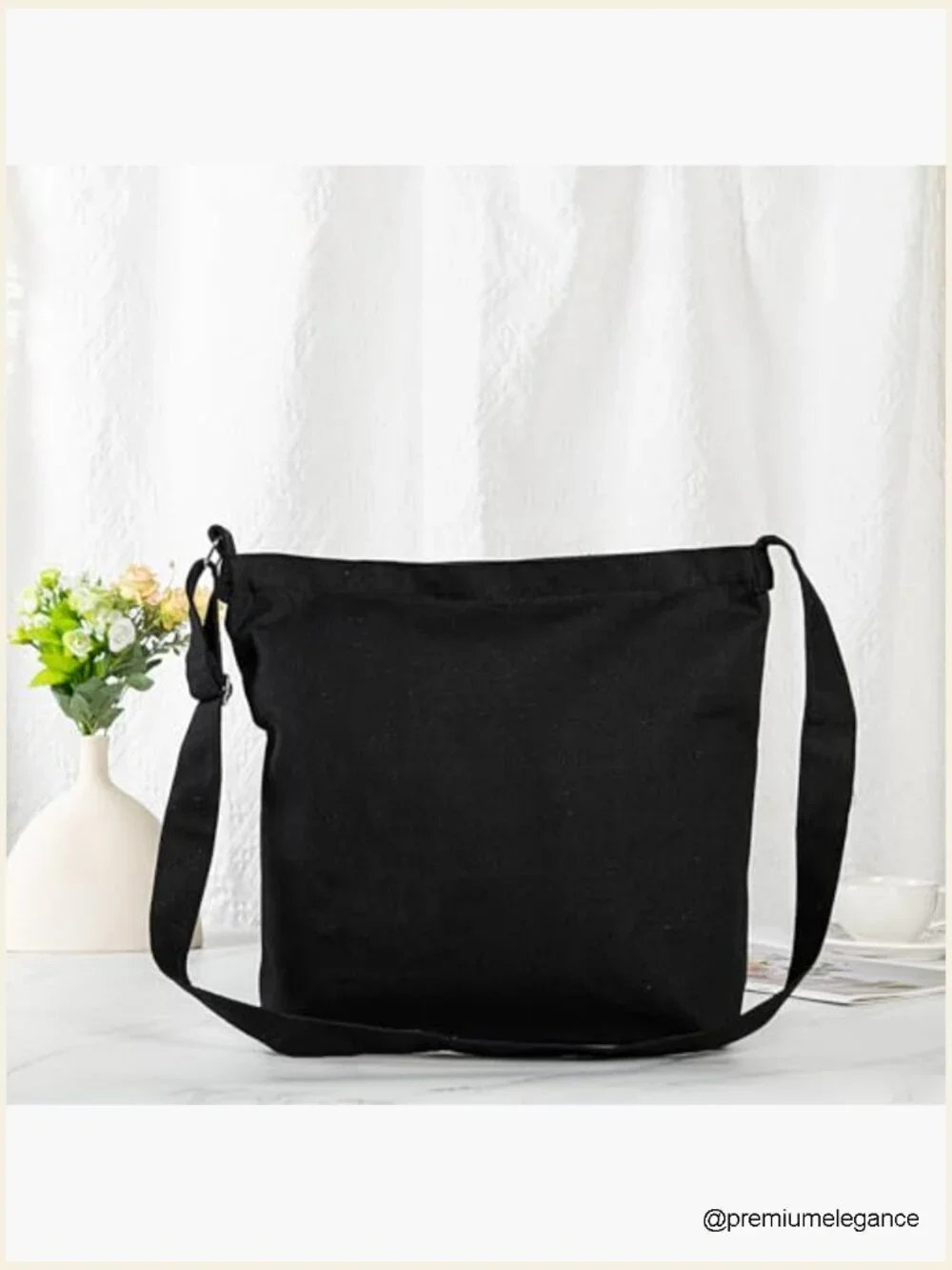 Large Canvas Hobo Shoulder Tote Bag Purse